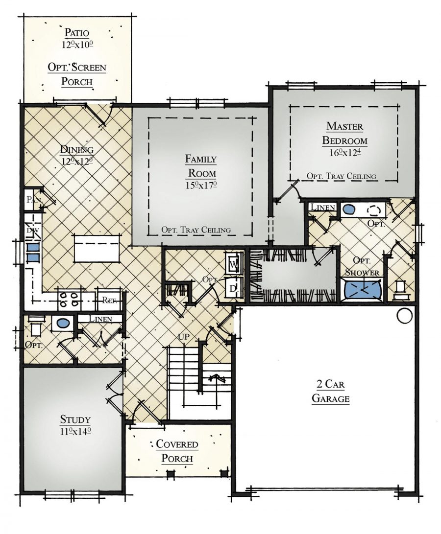 The Andover Floor Plan Thompson Homes