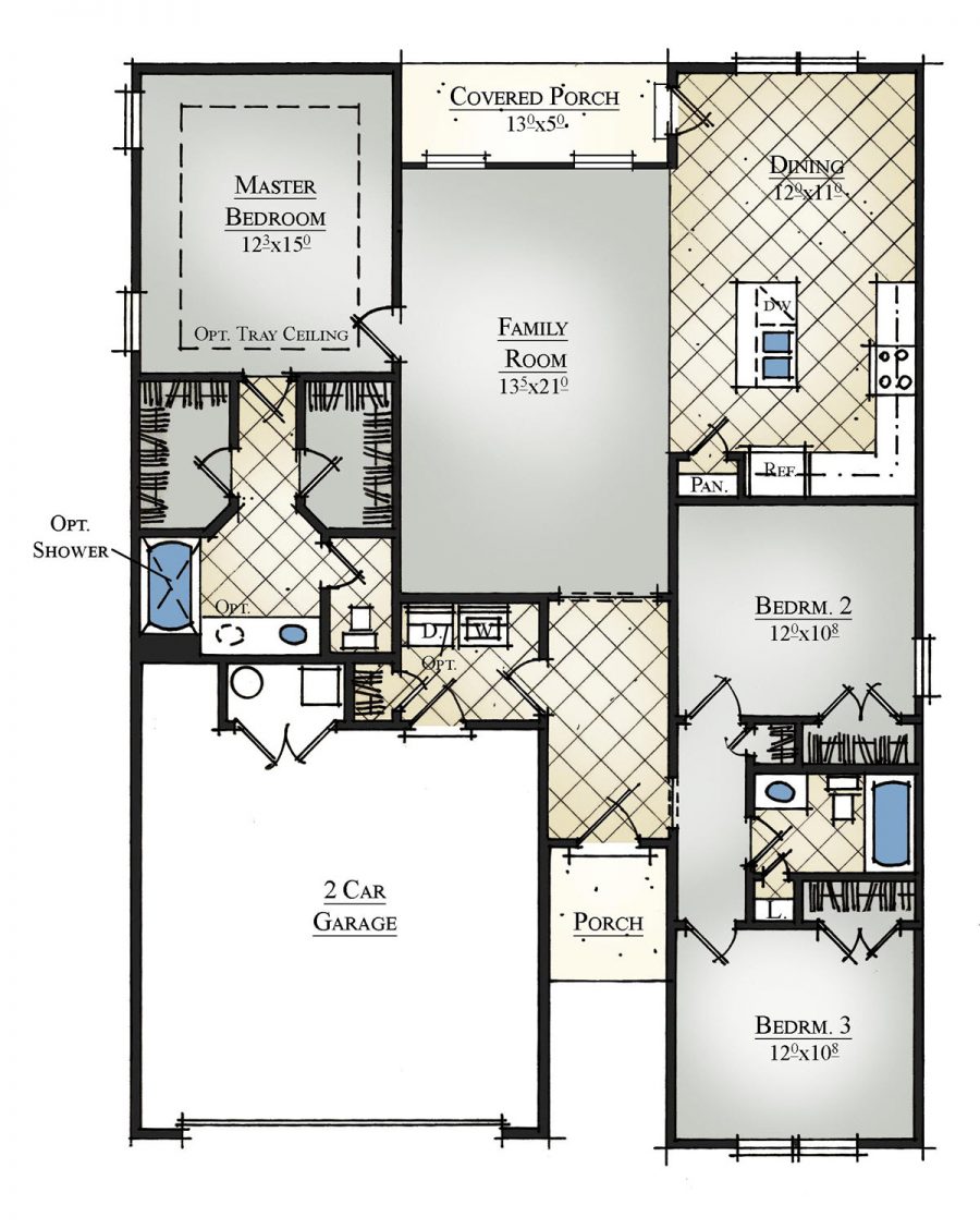 The Hudson Floor Plan Thompson Homes