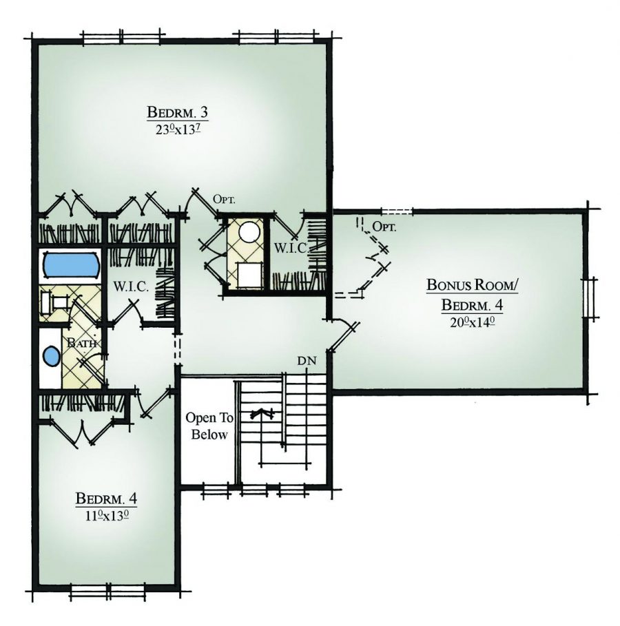 The Andover Floor Plan Thompson Homes