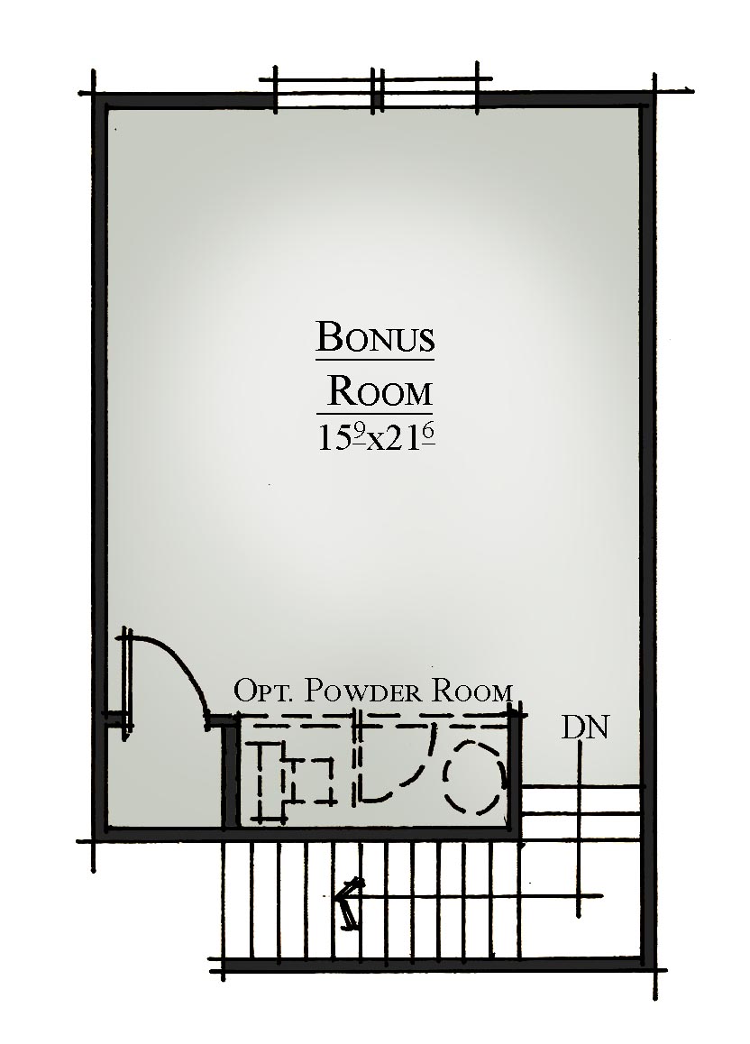 Camelia Bonus - Single Story House Plans