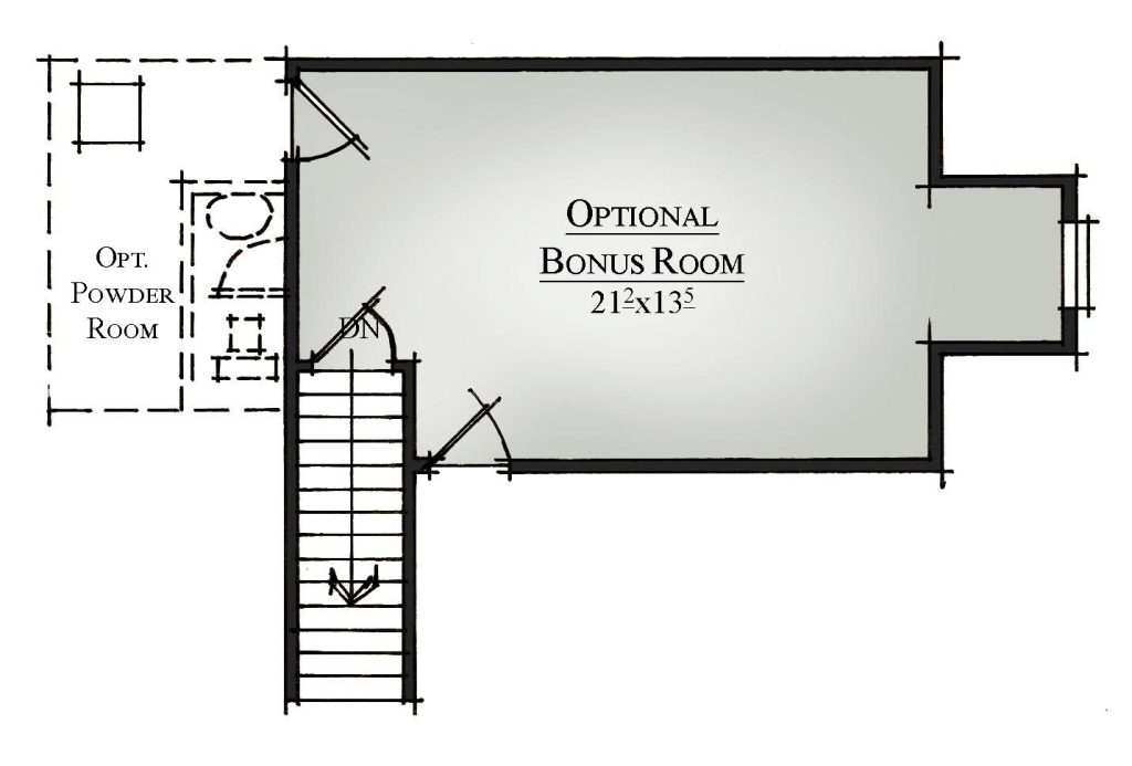 Fontaine Bonus - 2 Story House Plans in KY & IN
