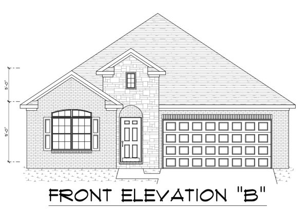 Magnolia Elv B - Single Story House Plans in KY & IN