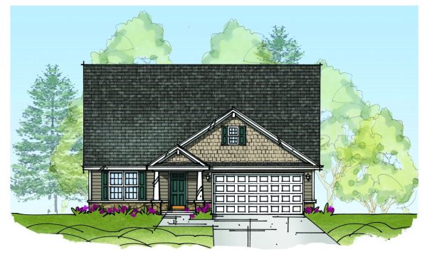 Beaumont Elv B - 2 Story House Plans