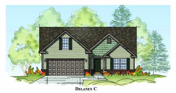 Delaney Elv C - Single Story House Plans in KY & IN