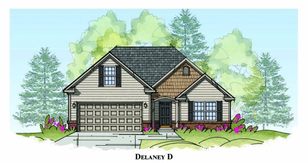 Delaney D - Single Story House Plans in KY & IN