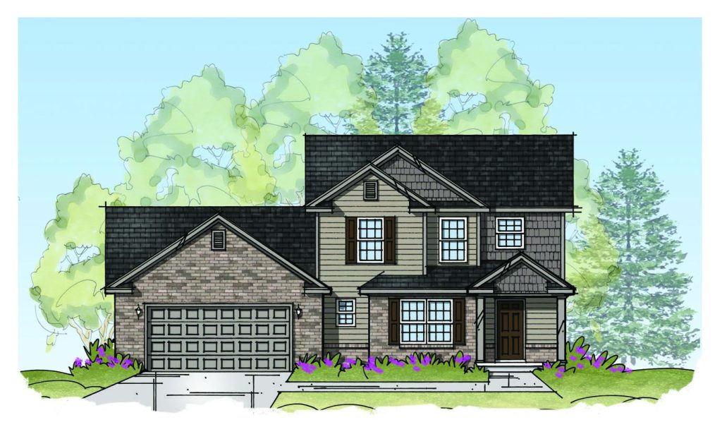 Dresden - 2 Story House Plans in KY & IN