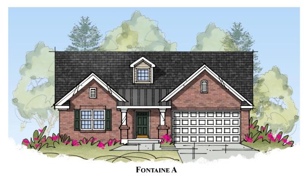 Fontaine - 2 Story House Plans in KY & IN