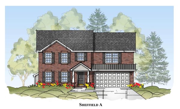 Sheffield - 2 Story House Plans in KY & IN